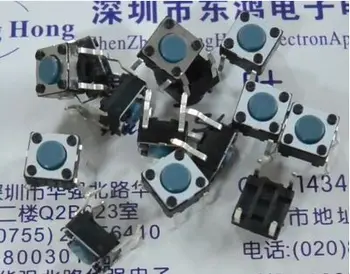

6*6*4.3 Touch switch SKHH Blue button 4 pin free shipping