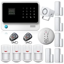 Etiger G90B Security GSM WIFI Alarm System with GPRS, Touch keypad LCD Display Voice Promt,IOS Android APP Alarm System