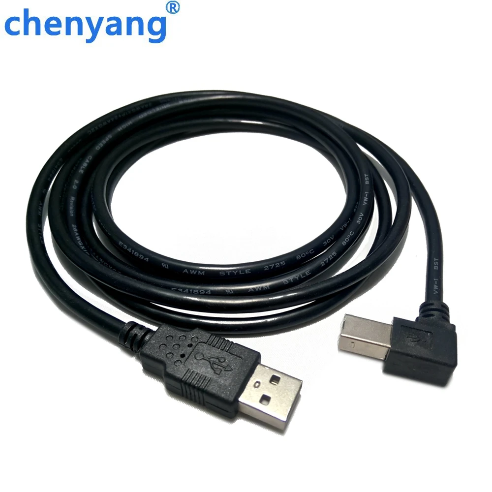 Высококачественный кабель для сканера жесткого диска USB 2 0 разъем а папа в правый