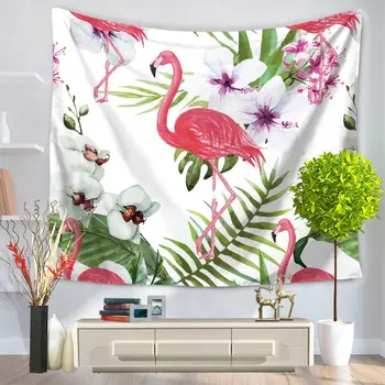 

Shiping Flamingo Feathers Tapestry Bohemian Indian Mandala Wall Hanging Carpet Beach Towel Throw Picnic Blanket Table Cloth 30