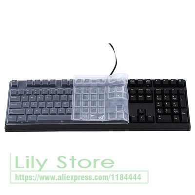 Для Ducky 2108 S2 2108 S S2 ONE 9008 S3 S4 S5 108 клавиши механический водонепроницаемый и пылезащитный прозрачный защитный чехол для клавиатуры - Цвет: clear