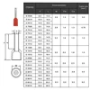 1000PCS/lot tube insulating terminals E0510 E7510 E1010 E1510/12 E2510/12 E4012 E6012 insulated cable wire crimp connector ► Photo 2/6