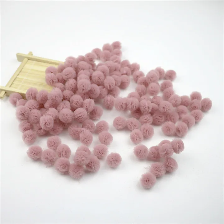 Dark pink Yarn Balls 100 шт кружева сетки цветок Шары Марли материал корпуса DIY Свадебный декор Пряжа шары головные уборы ювелирные изделия серьги украшения Аксессуары - Цвет: Dark pink Yarn Balls