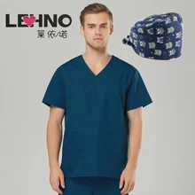 Брендовая медицинская одежда для скорой помощи, Униформа, Хлопковая женская одежда, мужские костюмы врача, 3 шт. костюмы