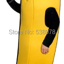 Хорошее качество талисман большой желтый костюм банана мультфильм персонаж вечерние карнавал плюшевый Mascotte Комплект Костюм SW894