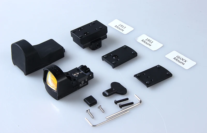 LEUPOLD Style airsoft red dot sight with the 1911,1913 and glock mount