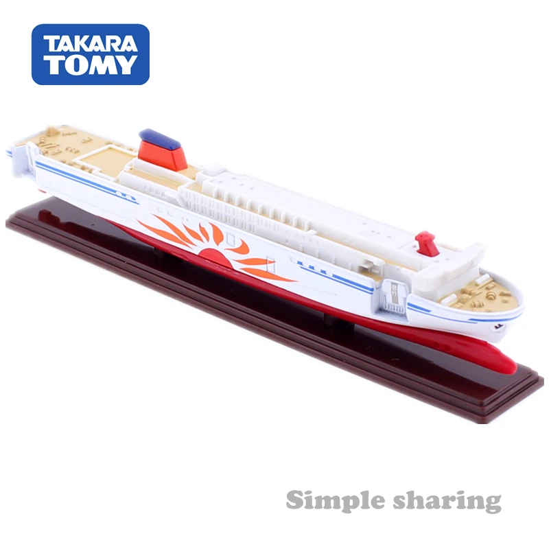 TAKARA TOMY TOMICA No.129 корабль с подсолнухами литая лодка забавные развивающие модели