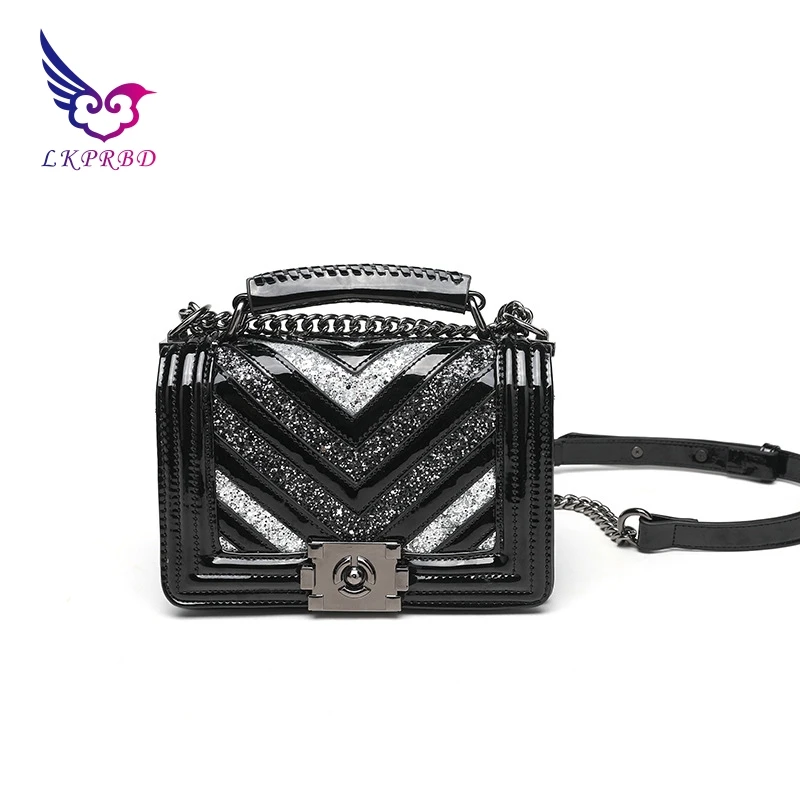 

LKPRBD 2018 chain bag ladies handbag brand handbag authentic small Crossbody Bag Purse designer V bolsas women