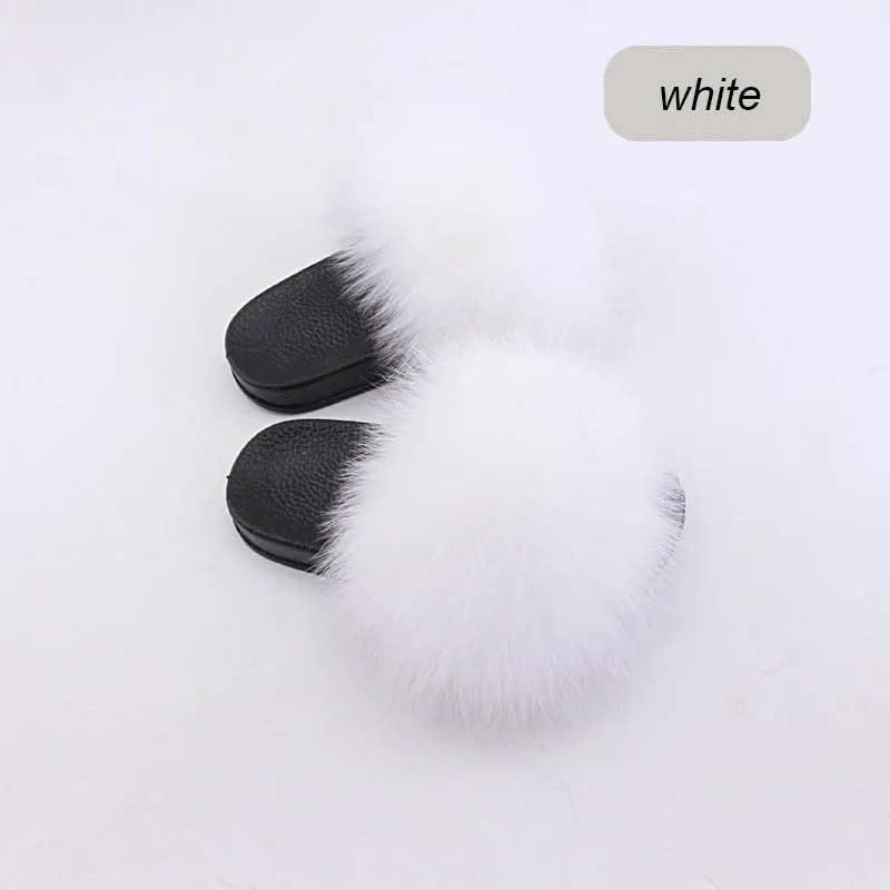 children slippers fox fur (22)