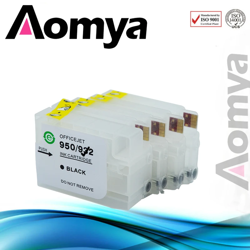 Aomya 1 компл. 932 933 для hp 933XL сменный чернильный картридж Officejet 6100 6600 6700 7110 7610 7612