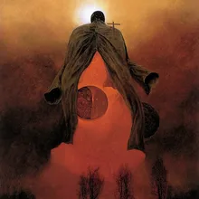 God of death moon Zdzislaw Beksinski художественное оформление для дома художественная работа Печать на холсте без рамы