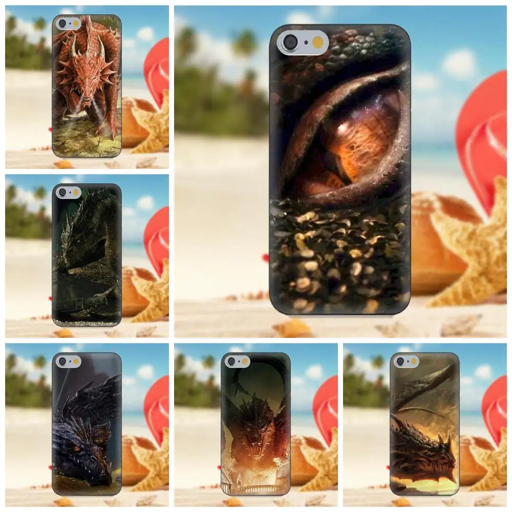 

TPU Fashion Phone Case Smaug Dragon Design For iPhone 4S 5S 5C SE 6S 7 8 Plus X Galaxy Note 5 6 8 S9+ Grand Core Prime Alpha