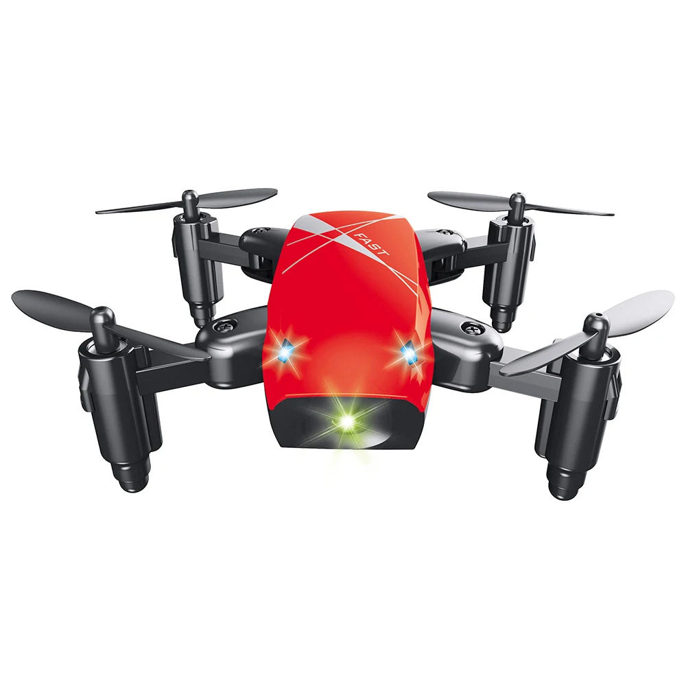 Micro Складная RC Drone Quadcopter Скорость переключатель Крытый quadcopters Безголовый режим один ключ возвращение беспилотный rtf начальный уровень