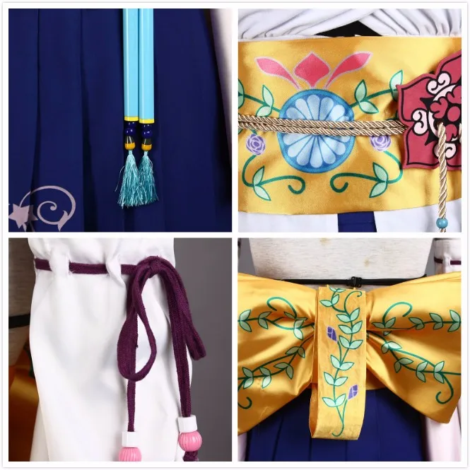 Маскарадный костюм Yuna Final Fantasy маскарадный костюм Yuna костюм, полный набор на заказ костюм на Хэллоуин