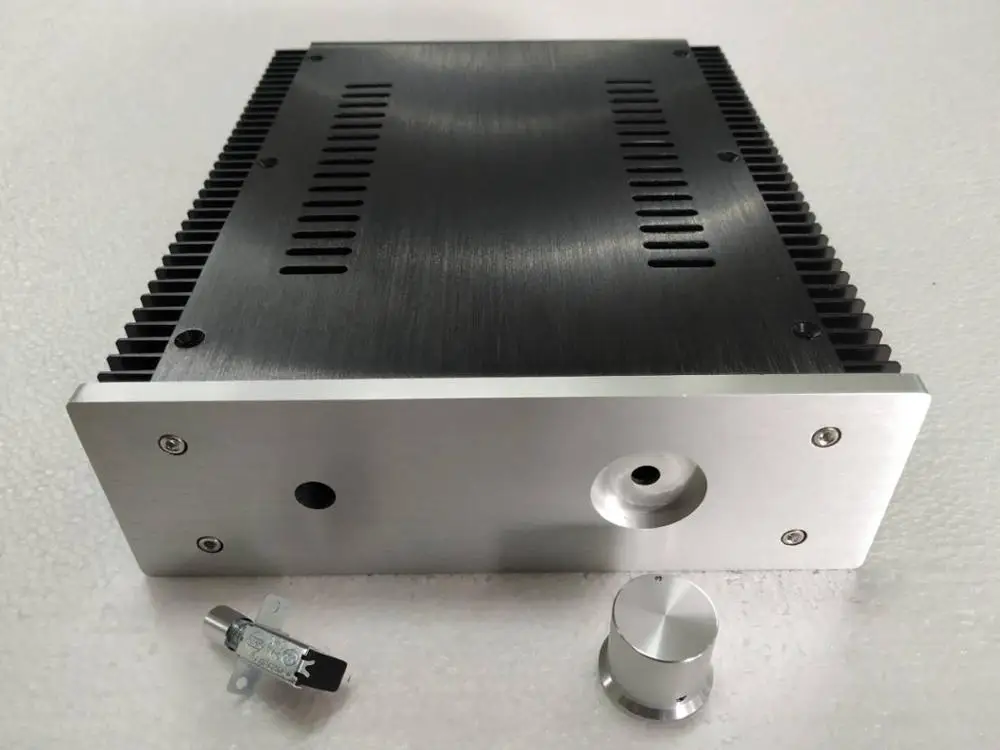 Brzhifi Bz2107 Series Duplo Radiador Alumínio para Amplificador de Potência