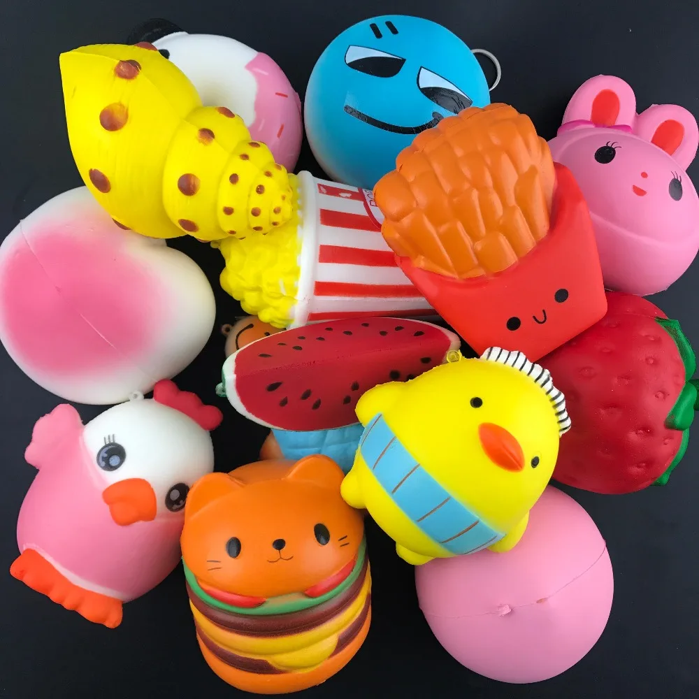 

100pcs/lot DHL Free Squishy Tooth/bear/ Slow Rising Kawaii Soft Squeeze Cute Cell Phone Strap Toys Kids Baby Gift squishies toy