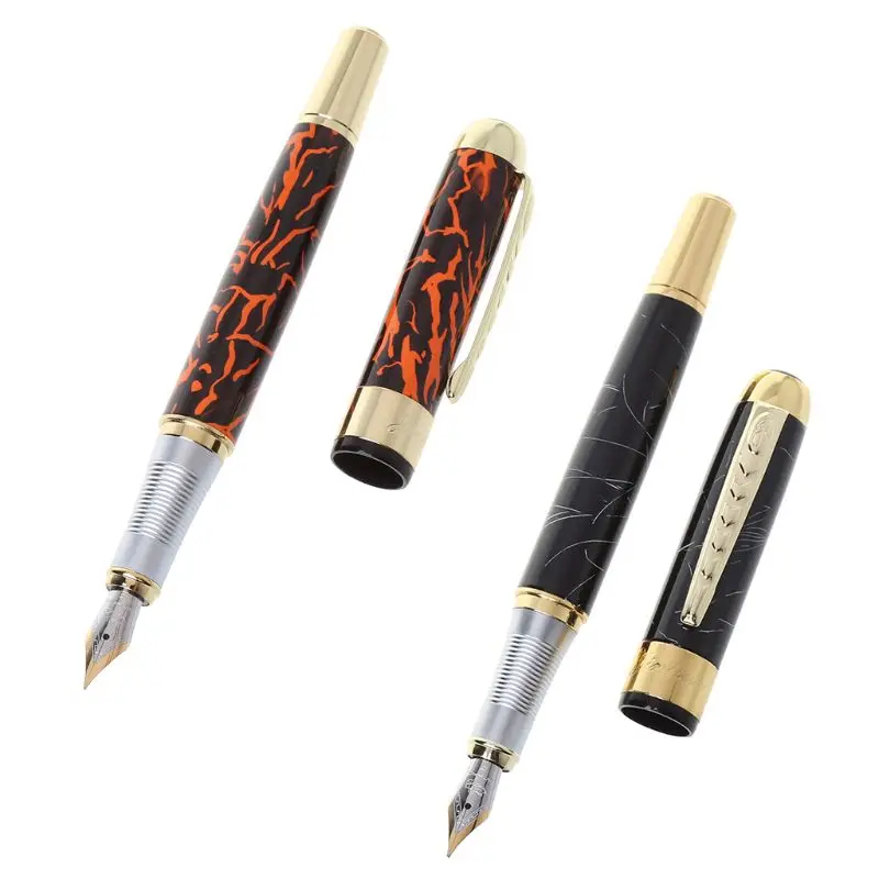 

Metal Fountain Pen Medium Nib 0.5mm Business Supplies For School Student Gifts dropshipping