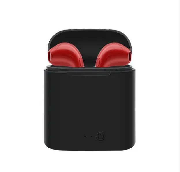 I7s TWS Беспроводная гарнитура Bluetooth мини наушники Bluetooth гарнитура с зарядным устройством для Android, Apple iphone 6X7