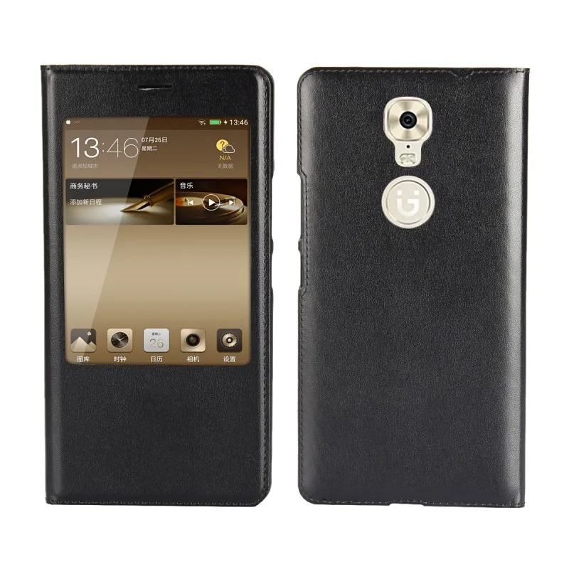 Window View Wallet Cases For Gionee M6 Plus M 6 Leather Case Cover Etui Hoesje Coque Fundas Capinha Para Carcasa Capa (5)
