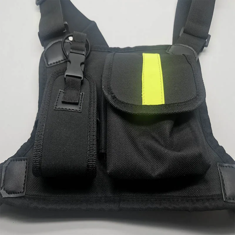 

Radio Harness chest Front Pack Pouch Holster Carry bag for Baofeng UV-5R UV-82 UV-9R BF-888S TYT Motorola Walkie Talkie Wouxun
