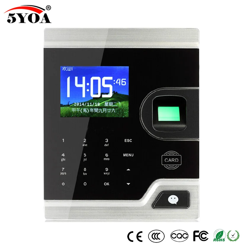 TCP IP Biometric Fingerprint Time Attendance Clock Recorder Employee Digital Electronic English Reader Machine USB RFID ID Card цена TCP IP Biometric Fingerprint Time Attendance Clock Recorder Employee Digital Electronic English Reader Machine USB RFID ID Card цены онлайн