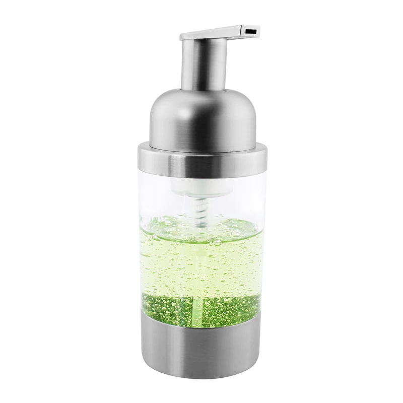 Stainless Steel Hand Foam Foaming Soap Dispenser (Satin ...