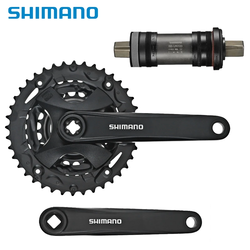 Shimano MT100 система для горного велосипеда горный велосипед 7/8/9 скорость 40 T 170mm кривошипный комплект