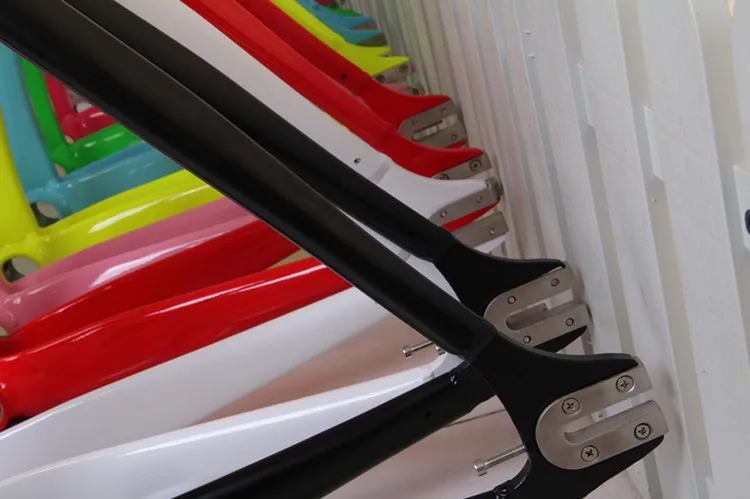 Top Muscular 700C frame road bicycle aluminum alloy frame Fixed Gear Bike frame fork  52cm 48cm bicycle frame multicolour 3