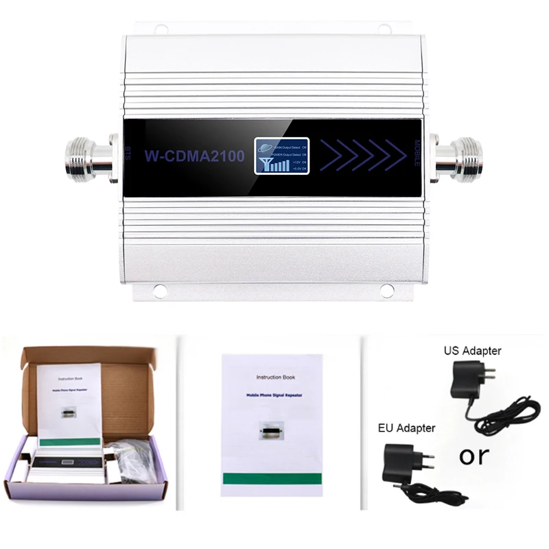 Full Intelligent LCD display 3G mobile Signal booster 2100mhz WCDMA Repeater 3g cellular signal booster amplifier (18)