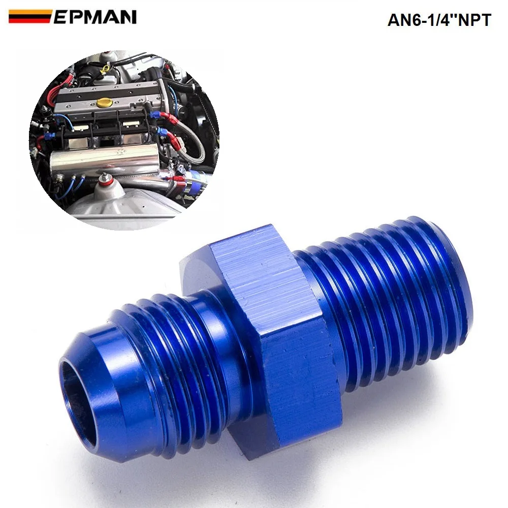 10 шт./лот AN6-1/4''npt Прямые мужской масляный радиатор топливный шланг переходник для фитинга AN6-1/4''npt