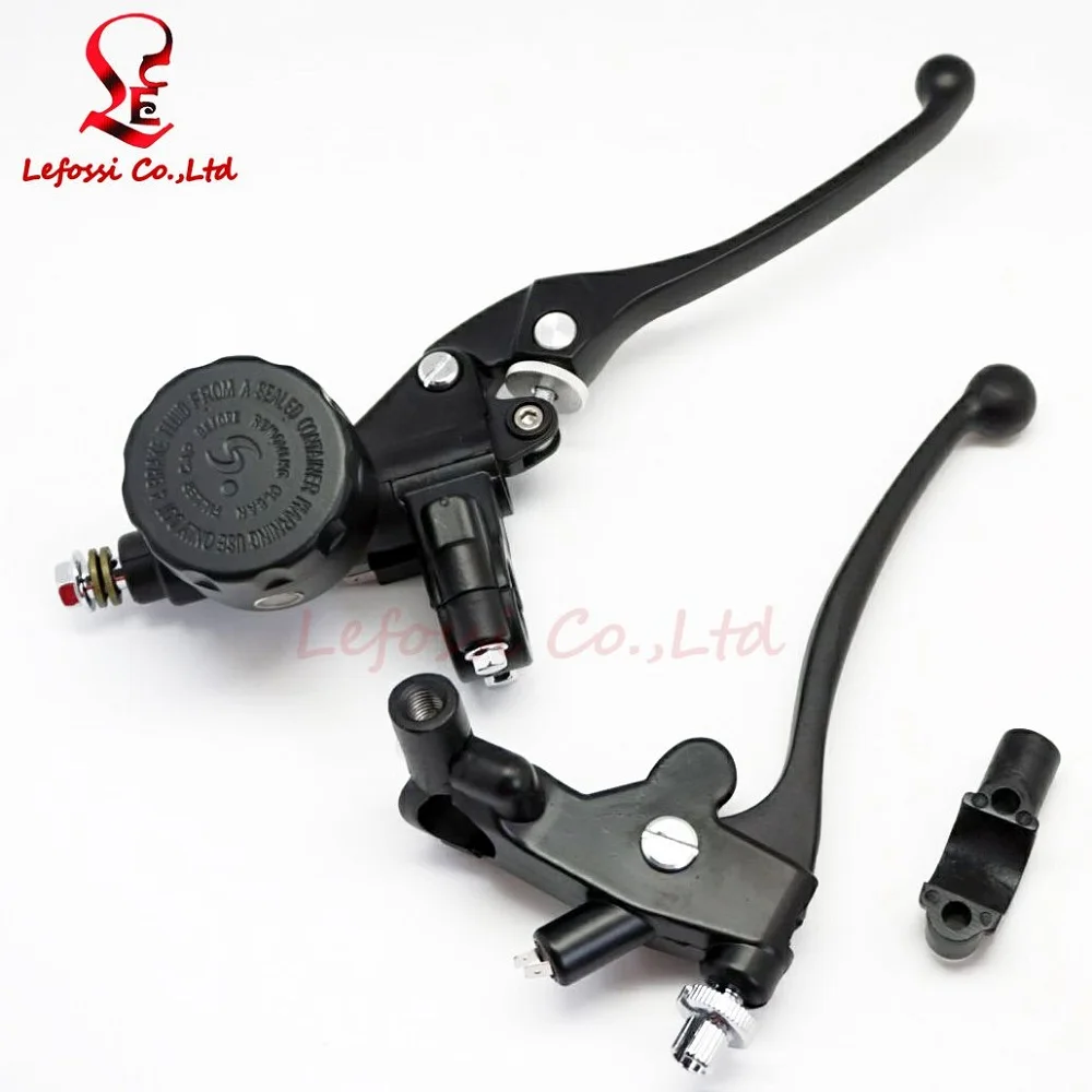 7/8"22mm Motorcycle Hydraulic Front Brake Clutch Lever Master Cylinder