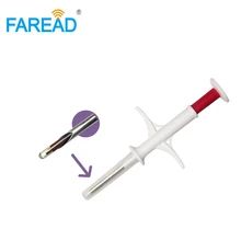 X100 шт RFID микрочип для домашних животных 1,4x8/2,12x12 мм FDX-B vets шприц аппликатор чип имплантаты для собак крупного рогатого скота инъекции животных