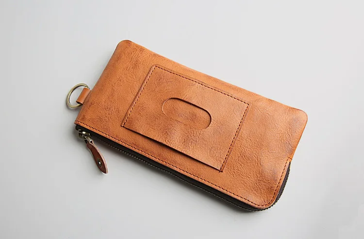 Мужской кошелек из натуральной кожи, мужская сумка-клатч для монет, мужской кошелек бумажник для кредитных карт, кошелек для карт, длинный кошелек