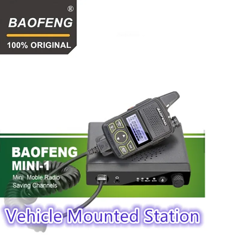 100% Оригинал Baofeng MINI 1 FM Ham мобильный радиоприемопередатчик BF 9100A walkie talkie ONE|Рации| |