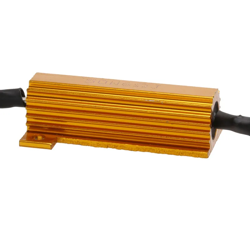 H8 H11 Light Canbus Load Resistor Flicker Can-bus Bypass Wiring Harness Decoder Warning Canceler Harness Car Electronics
