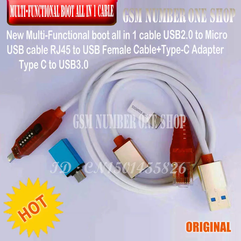 Micro USB RJ45 Многофункциональный загрузки все в 1 кабель для Qualcomm EDL/DFC/9008 Поддержка режима быстрой зарядки MTK/SPD коробка octopus box