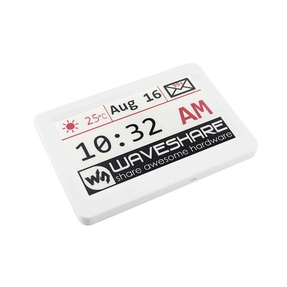 Günstige Waveshare 7,5 zoll e Papier Schutz Fall für 7,5 zoll Raw Panel display Hochwertige ABS kunststoff weiß farbe