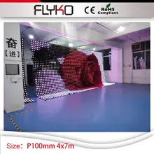Фильм дисплей изображения P100mm 4 м* 7 м большой концерт show оформление сцены видео видение занавес Starlight фоне