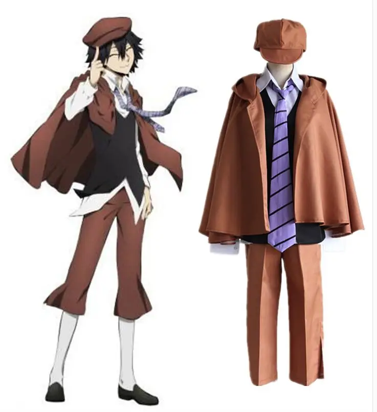 Аниме Банго бродячие собаки детектива ранпо Edogawa костюмы для косплея|cosplay costume|bungo