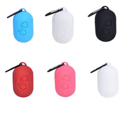 Силиконовые Bluetooth Беспроводной сумка для наушников чехол для хранения Переноски Чехол для samsung Шестерни значок X 2018 A16 19 челнока