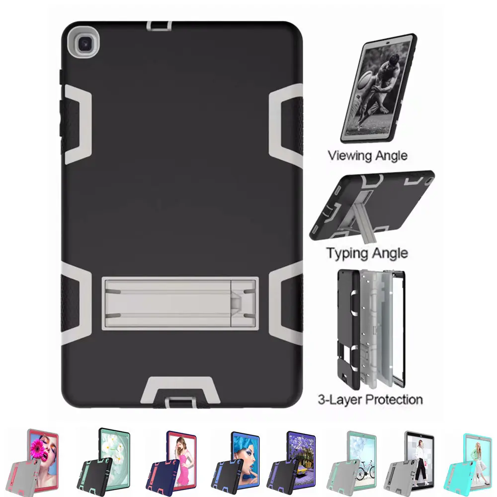 

Sleeve Case for Samsung Galaxy Tab A 10.1 2019 Version SM-T510 T510 T515 Tablet Heavy Duty Hybrid Kids Safe Rugged Stand Cover