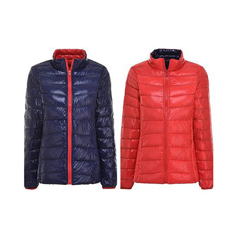 5XL 6XL зимняя двухцветная Женская ветрозащитная теплая легкая пуховая куртка размера плюс, Повседневная тонкая теплая парка