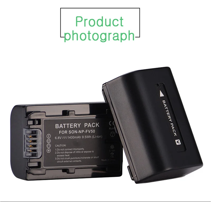 For-Sony-NP-FV50-LCD-USB-Charger-+-1400mAh-NP-FV50_09