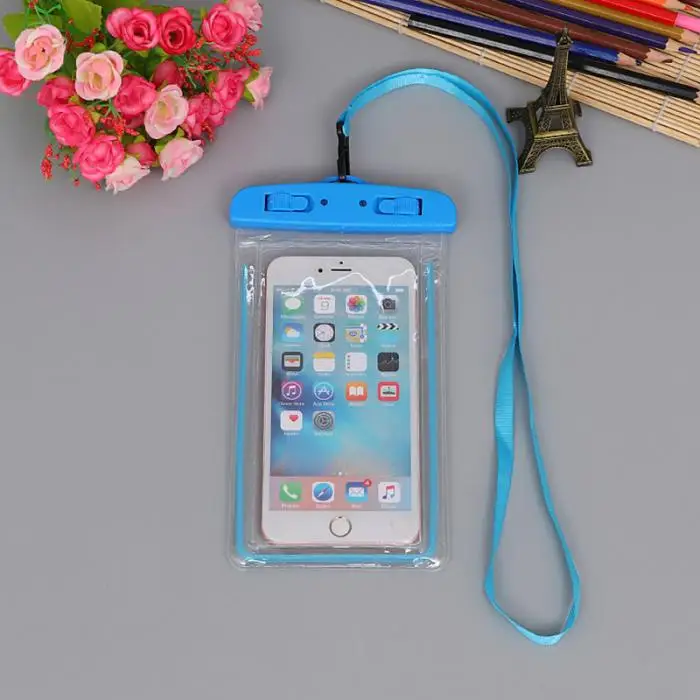 Waterproof Phone Dry Case Pouch PVC TouchScreen Luminous Bag for Universal Phones JR Deals