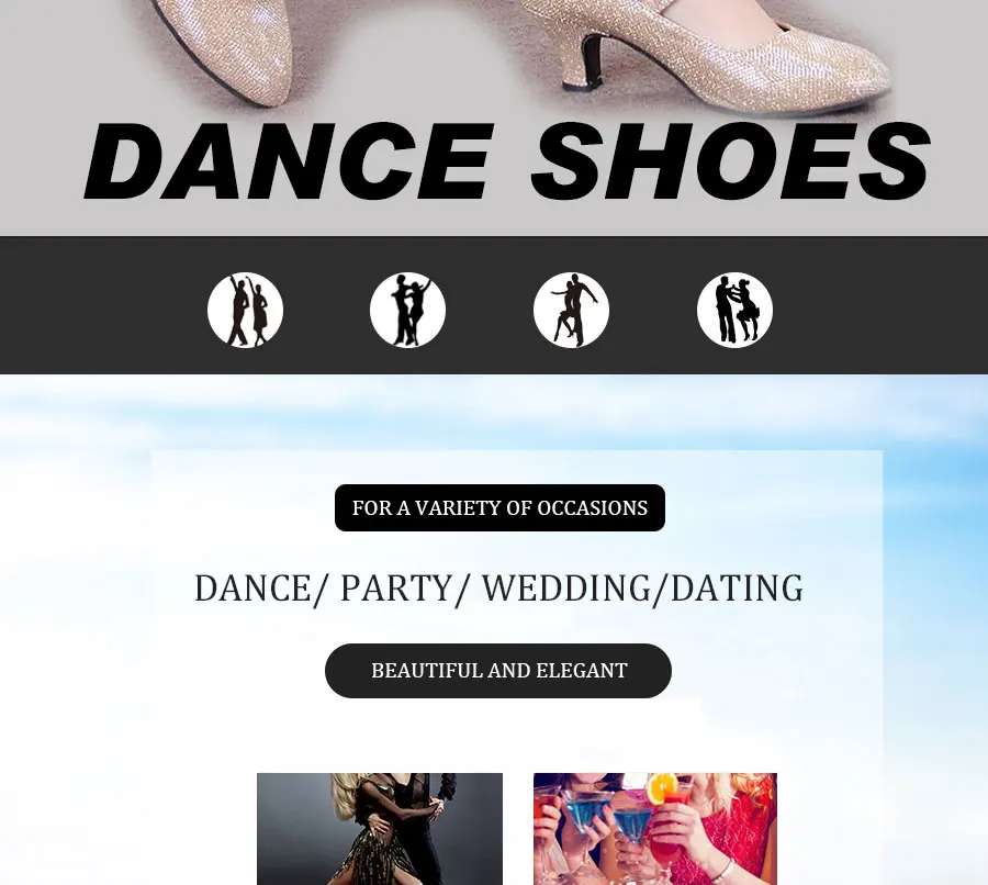 HoYeeLin блеск Танго вальс танец каблуки Для женщин Женская Бальные вечерние современный Танцы обувь Крытый подошва