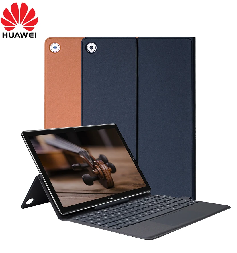 AZERTY ELTD Clavier Étui pour Huawei MediaPad M5 /M5 Pro 10.8 Pouces, Noir Détachable Wireless Clavier Keyboard Stand PU Case Housse pour MediaPad M5 10.8 Tablet 2018 