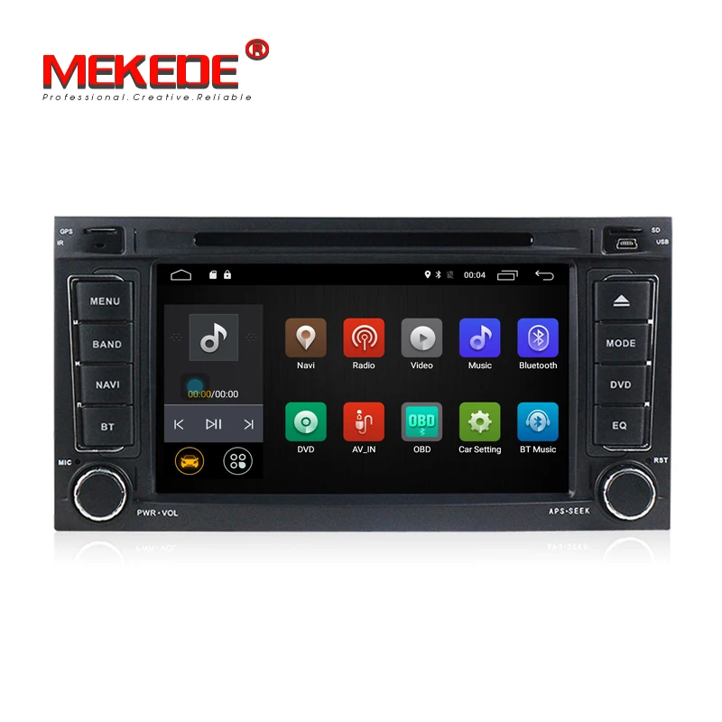 Android 7 1 4G SIM LTE четырехъядерный 2G ram автомобильный DVD gps Радио для vw Touareg T5 Transporter Multivan