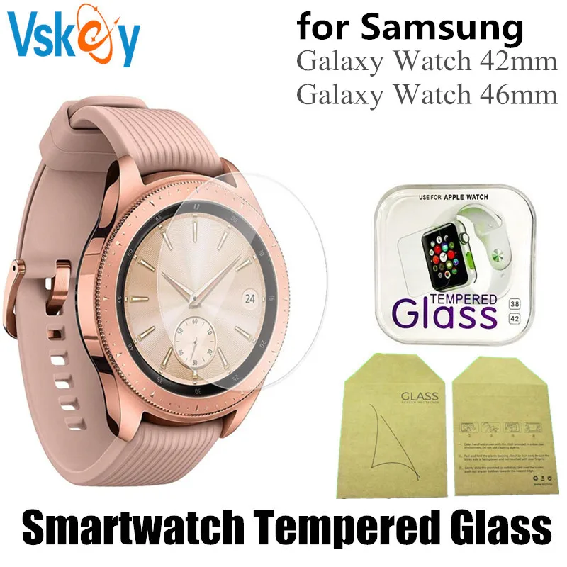 100 шт закаленное стекло для samsung Galaxy Watch 42 мм протектор экрана Смарт часы 46