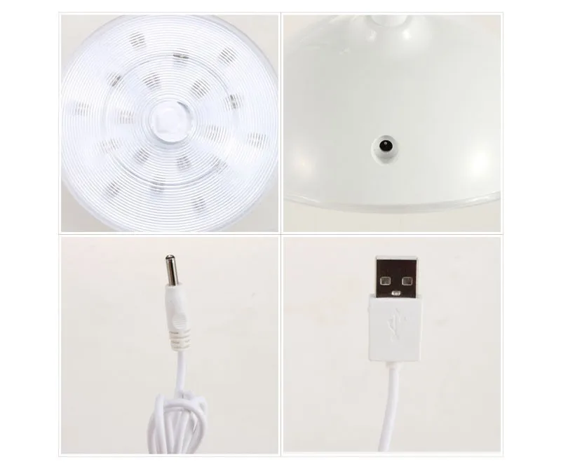 LED Light Table Desk Lamp Touch Sensor USB Rechargeable Reading Lamps