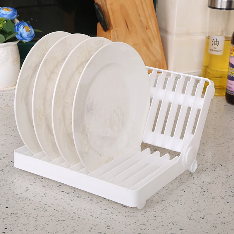 

Baffect Folding Dish Plate Drying Rack Kitchen Tools Organizer Storage Drain Holder Kitchen Accessories Tableware Drain Rack
